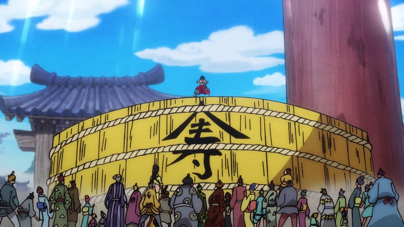 One Piece Episode 908: The Coming of the Treasure Ship! Luffytaro Returns the Favor!