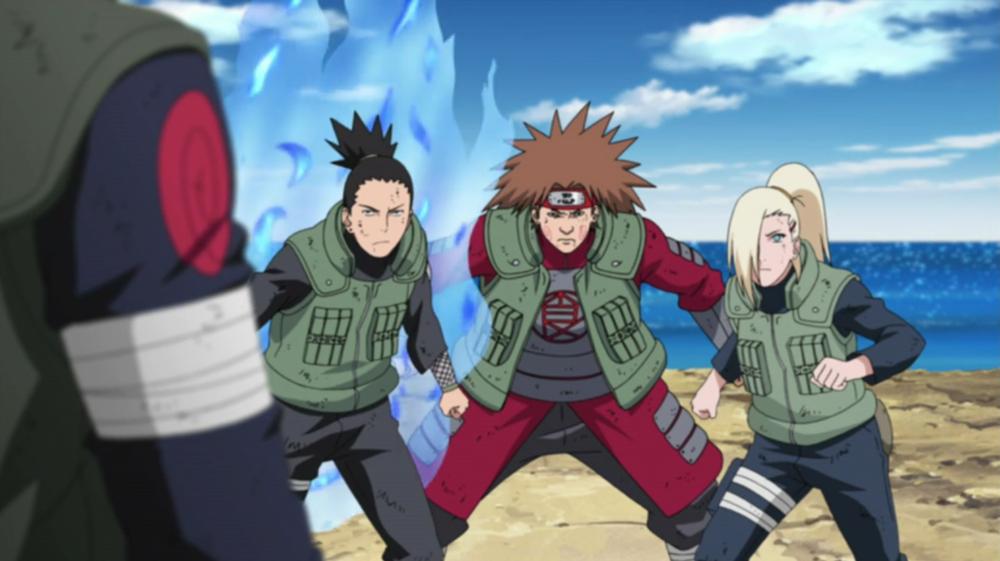 Naruto Shippuden Episode 274: The Complete Ino-Shika-Cho Formation!
