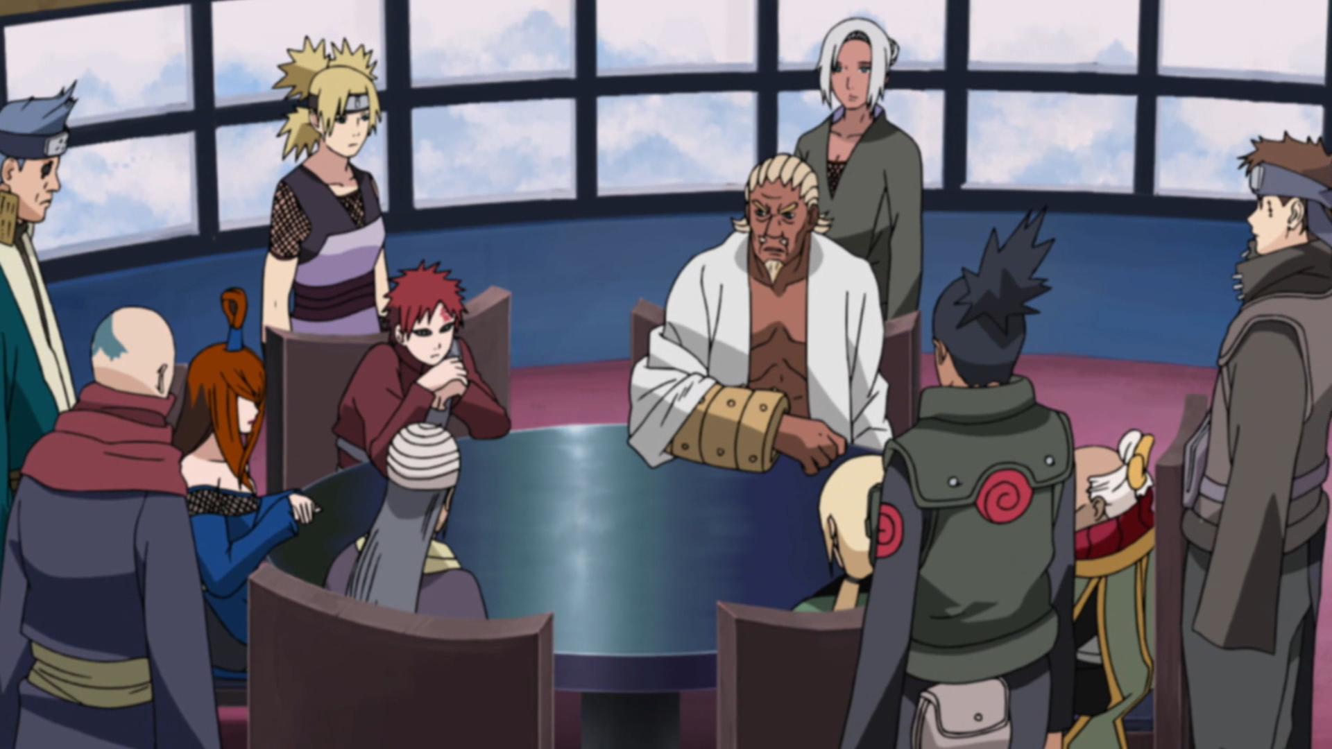Naruto Shippuden Episode 222: The Five Kage's Decision