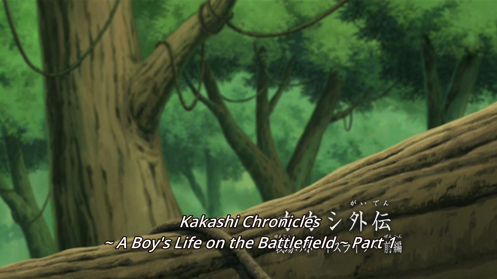 Naruto Shippuden Episode 119: Kakashi Chronicles: A Boy's Life on the Battlefield, Part 1