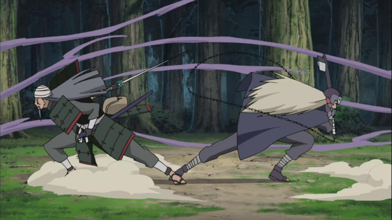 Naruto Shippuden Episode 272: Mifune vs. Hanzo