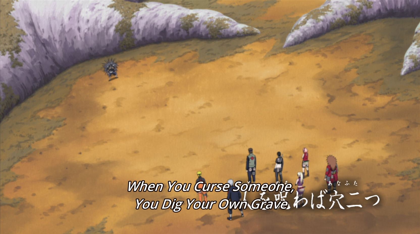 Naruto Shippuden Episode 87: When You Curse Someone, You Dig Your Own Grave